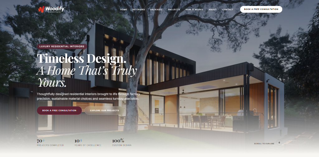 Woodify Homes - Premium Turnkey Interiors